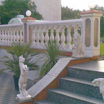 Balustraden Eiinzelteile aus Beton